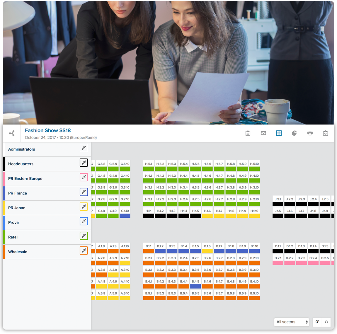 collaborative seating management