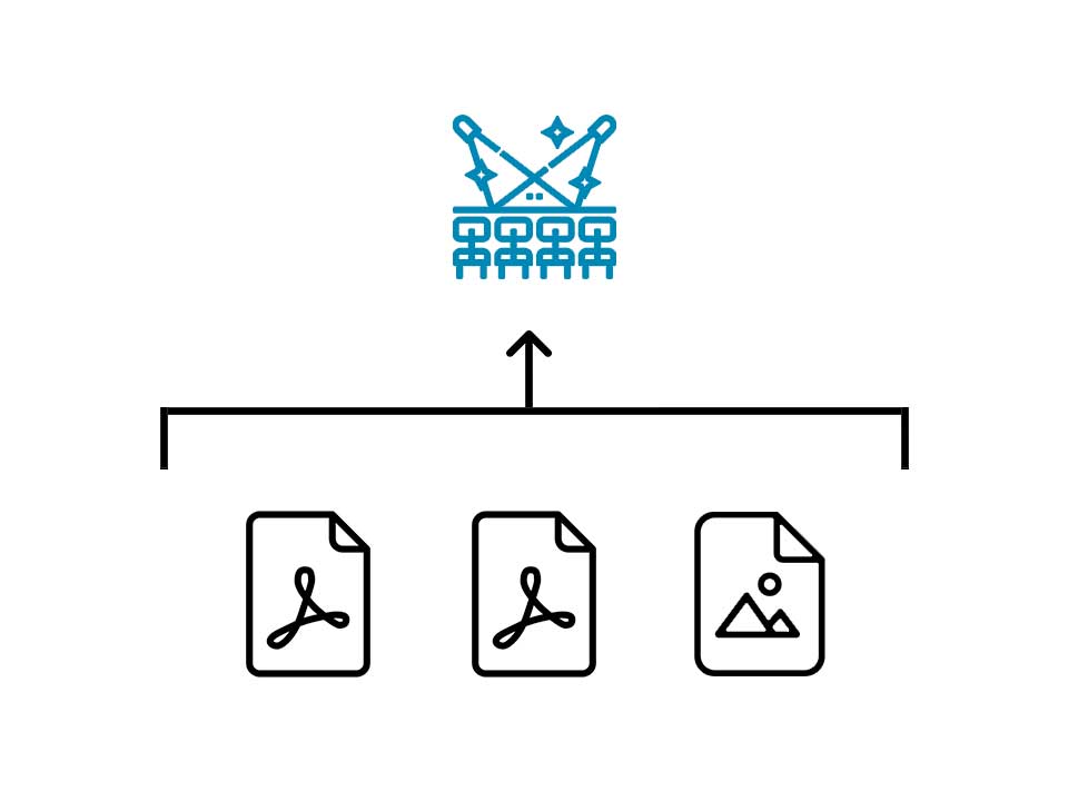 Centralize event materials in one shared space